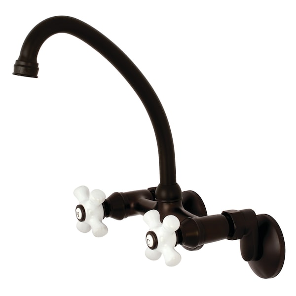 KS614ORB 2-Handle Wall Mount Kitchen Faucet